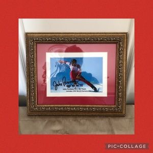 Autographed Julie Parisien framed photo